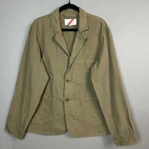 BEST MADE CO. Workwear Jacket Mens Medium Herringbone Canvas 100% cotton Chore